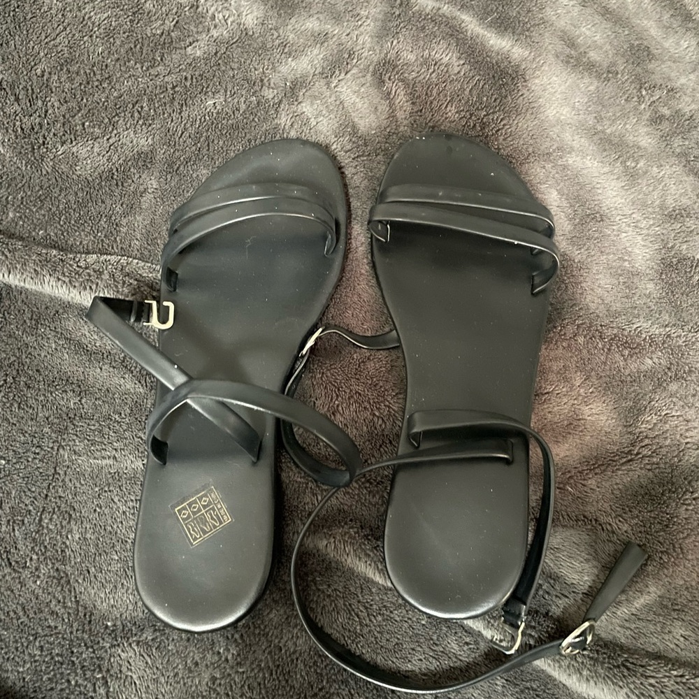 Black sandals